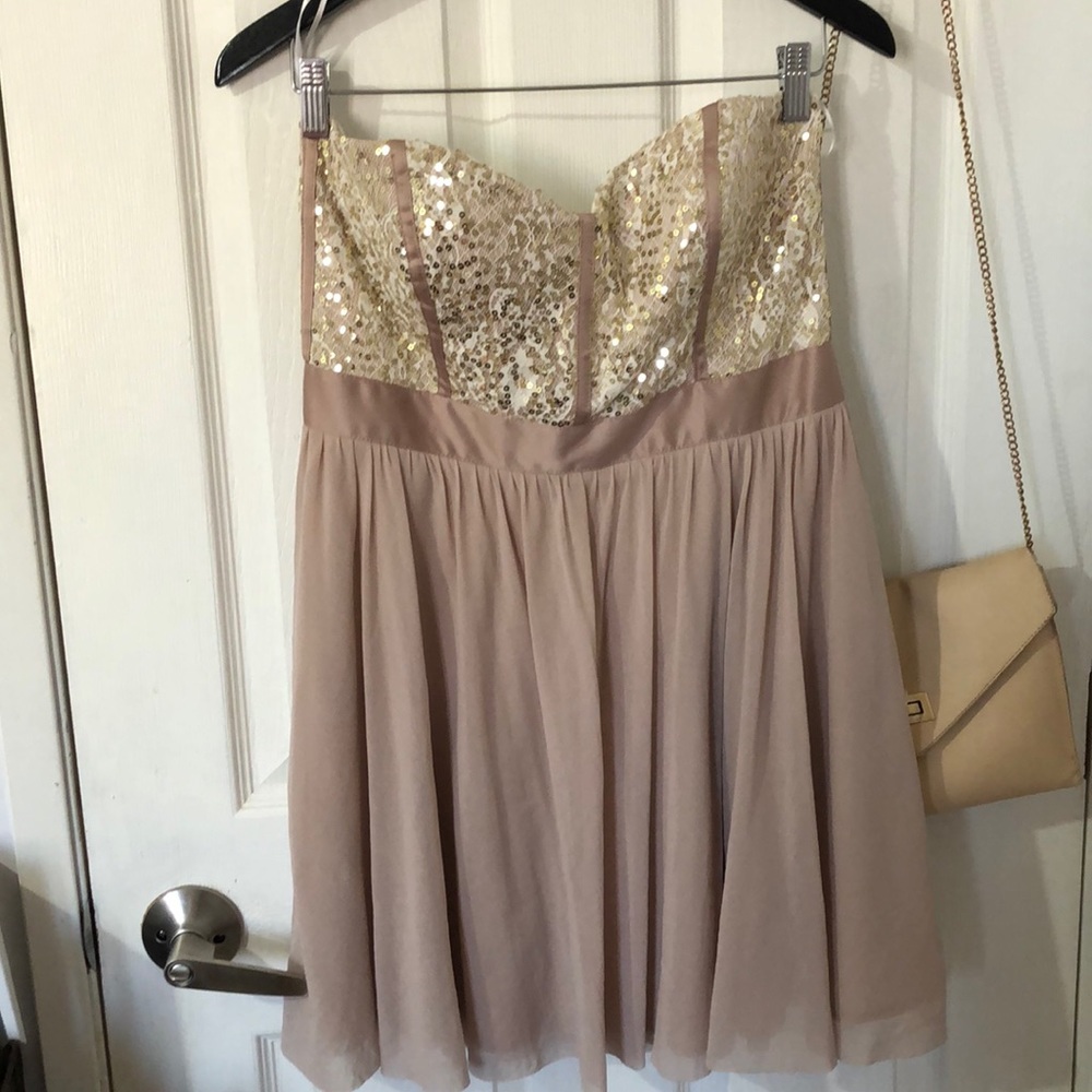 ASOS Blush Pink skater dress